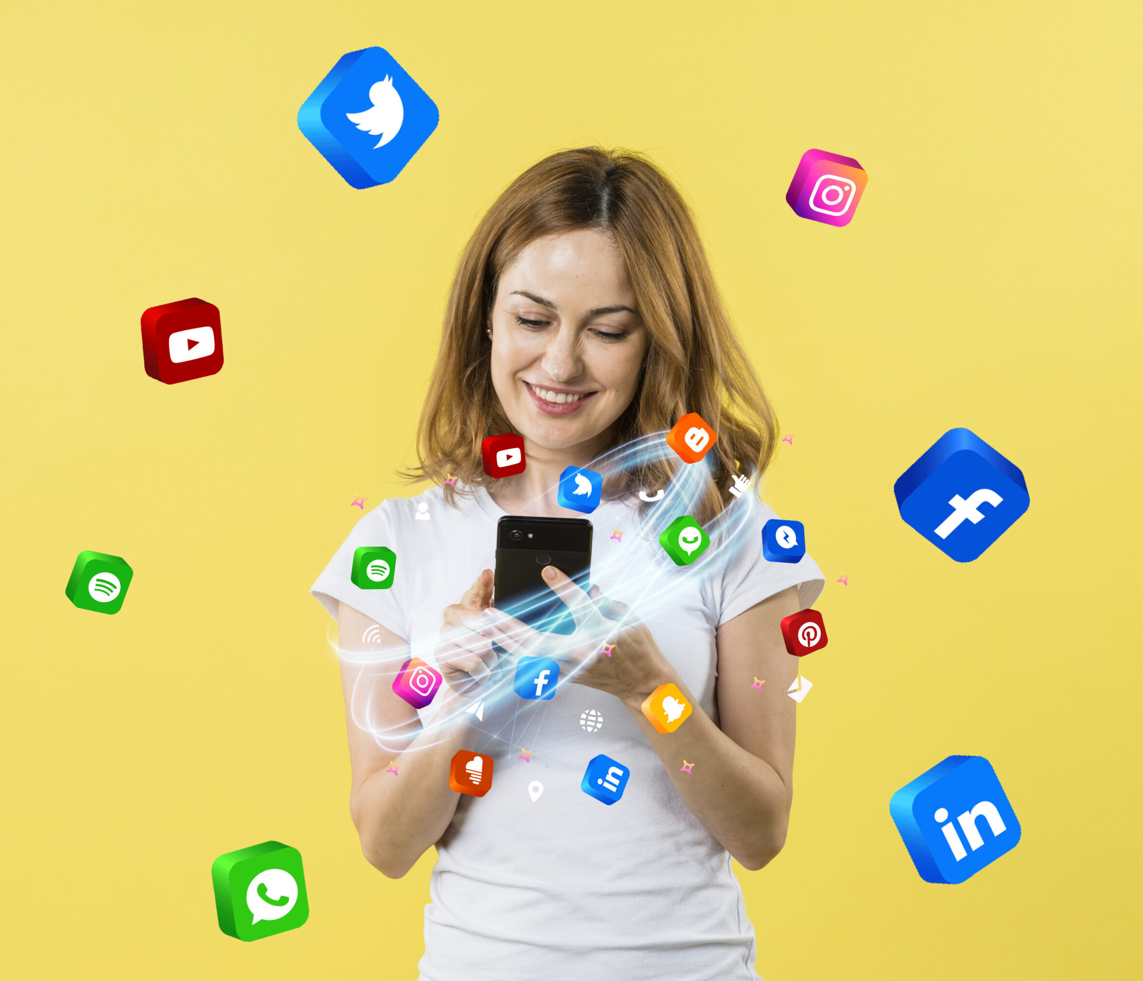 front-view-woman-holding-smartphone